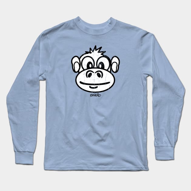 Monkey 3 Long Sleeve T-Shirt by BonzoTee